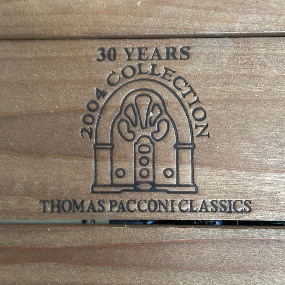 VINTAGE THOMAS PACCONI CLASSICS 2004 CHRISTMAS ORNAMENTS COLLECTION SET